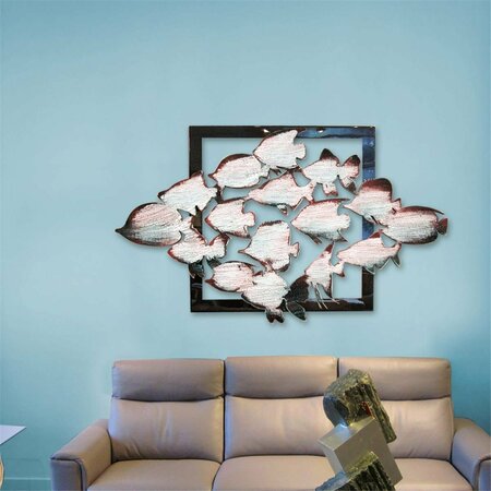 CLEAN CHOICE School of Fish Decorative Gallery Wall Art CL2966624